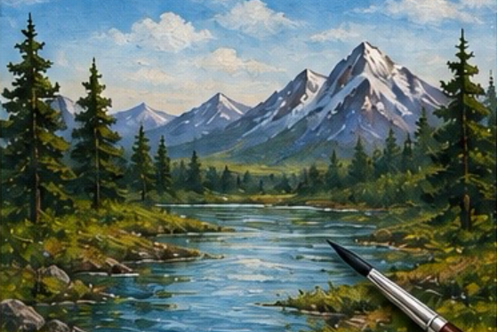 Landscape Art painting